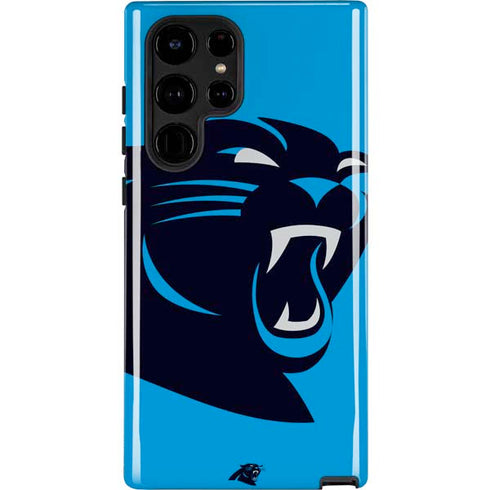 NFL Carolina Panthers Large Logo Galaxy S22 Ultra Pro Case