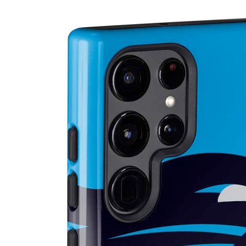 NFL Carolina Panthers Large Logo Galaxy S22 Ultra Pro Case