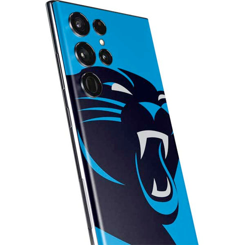 NFL Carolina Panthers Large Logo Galaxy S22 Ultra Skin