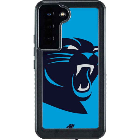 NFL Carolina Panthers Large Logo Galaxy S23 Plus Waterproof Case