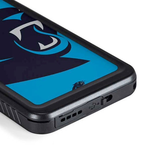 NFL Carolina Panthers Large Logo Galaxy S23 Plus Waterproof Case
