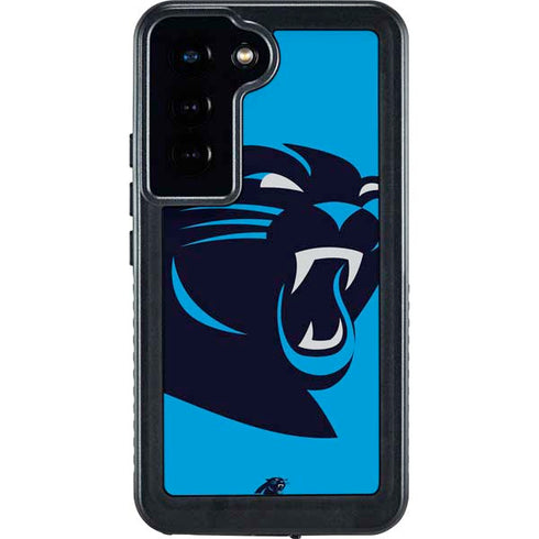 NFL Carolina Panthers Large Logo Galaxy S23 Waterproof Case