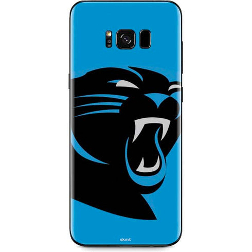 NFL Carolina Panthers Large Logo Galaxy S8 Skin