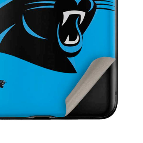 NFL Carolina Panthers Large Logo Galaxy Z Flip Skin