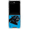 NFL Carolina Panthers Large Logo Galaxy Z Flip5 5G Clear Case
