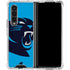 NFL Carolina Panthers Large Logo Galaxy Z Fold4 5G Clear Case