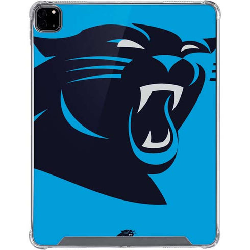 NFL Carolina Panthers Large Logo iPad Pro 12.9in (2020) Clear Case