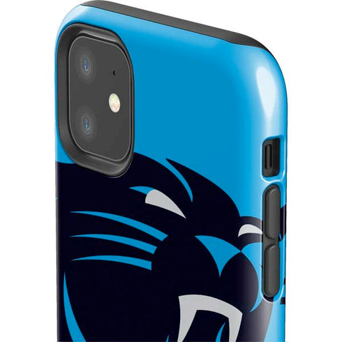 NFL Carolina Panthers Large Logo iPhone 11 Impact Case