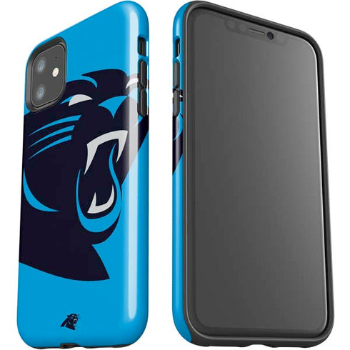 NFL Carolina Panthers Large Logo iPhone 11 Impact Case