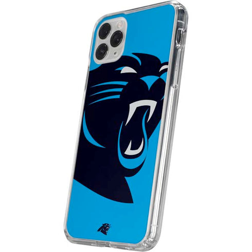 NFL Carolina Panthers Large Logo iPhone 11 Pro Clear Case