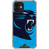 NFL Carolina Panthers Large Logo iPhone 12 Clear Case