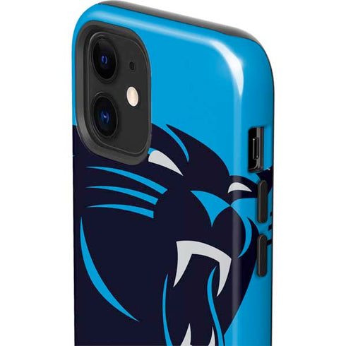 NFL Carolina Panthers Large Logo iPhone 12 Impact Case