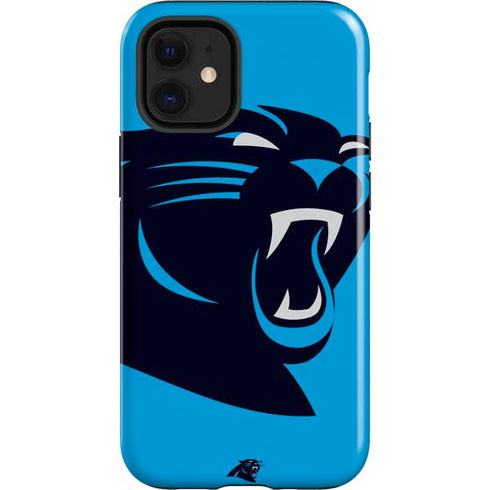 NFL Carolina Panthers Large Logo iPhone 12 Mini Impact Case
