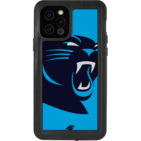 NFL Carolina Panthers Large Logo iPhone 12 Pro Waterproof Case