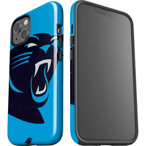 NFL Carolina Panthers Large Logo iPhone 14 Plus Impact Case