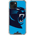 NFL Carolina Panthers Large Logo iPhone 15 Plus Clear Case