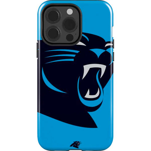 NFL Carolina Panthers Large Logo iPhone 15 Pro Impact Case