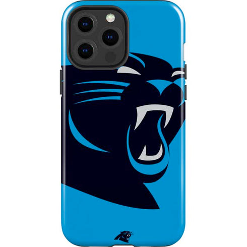 NFL Carolina Panthers Large Logo iPhone 15 Pro Max Impact Case