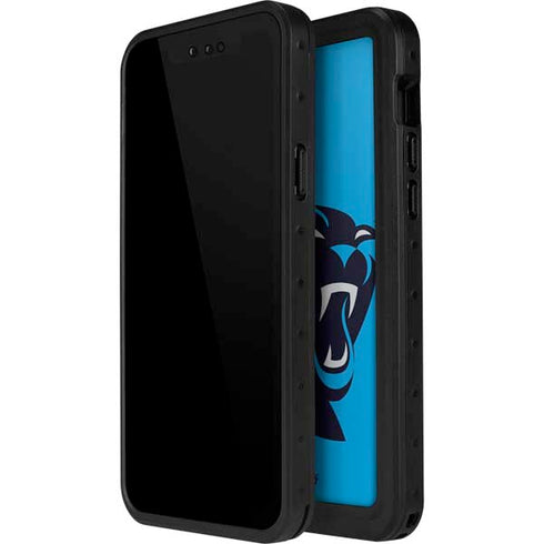 NFL Carolina Panthers Large Logo iPhone 15 Plus Waterproof Case