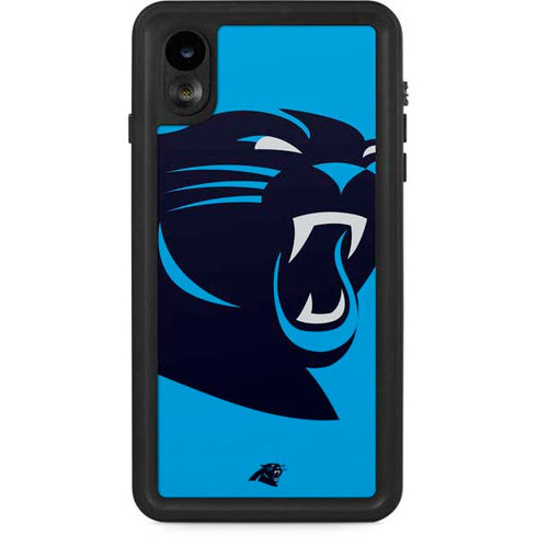 NFL Carolina Panthers Large Logo iPhone XR Waterproof Case