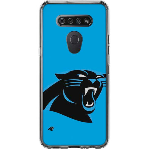 NFL Carolina Panthers Large Logo LG K51/Q51 Clear Case