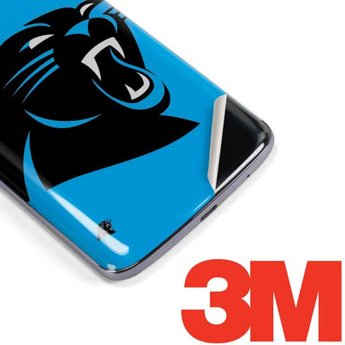 NFL Carolina Panthers Large Logo Moto E5 Plus Skin
