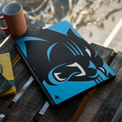 NFL Carolina Panthers Large Logo MSI GS65 Stealth Laptop Skin