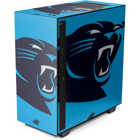 NFL Carolina Panthers Large Logo NZXT H510 Compact ATX Mid-Tower Case Skin