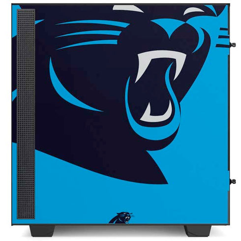NFL Carolina Panthers Large Logo NZXT H510 Compact ATX Mid-Tower Case Skin