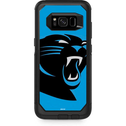 NFL Carolina Panthers Large Logo Otterbox Commuter Galaxy Skin