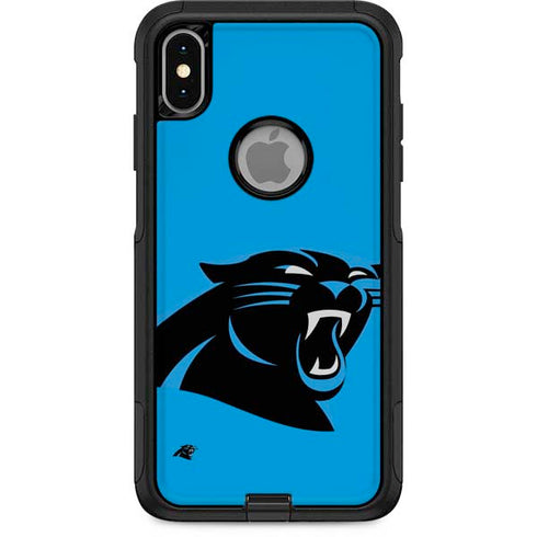 NFL Carolina Panthers Large Logo Otterbox Commuter iPhone Skin