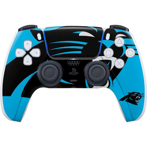NFL Carolina Panthers Large Logo PS5 Controller Skin