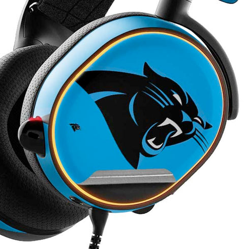 NFL Carolina Panthers Large Logo SteelSeries Arctis 5 Skin