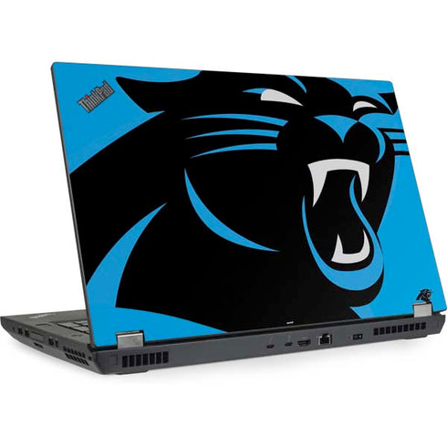 NFL Carolina Panthers Large Logo Lenovo ThinkPad Skin
