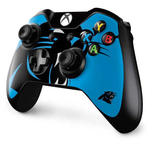 NFL Carolina Panthers Large Logo Xbox One Controller Skin