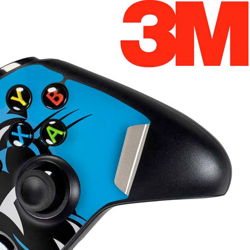 NFL Carolina Panthers Large Logo Xbox One Controller Skin