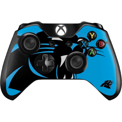 NFL Carolina Panthers Large Logo Xbox One Controller Skin