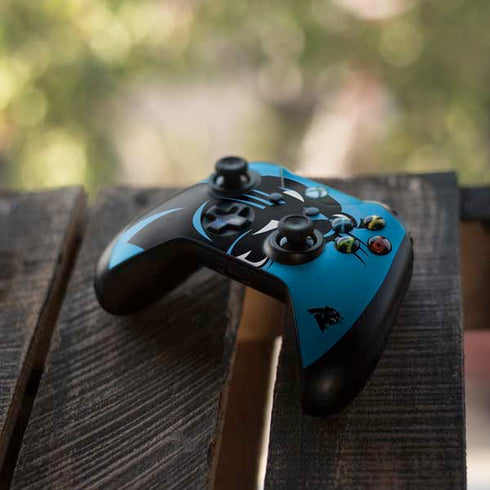 NFL Carolina Panthers Large Logo Xbox One S Controller Skin