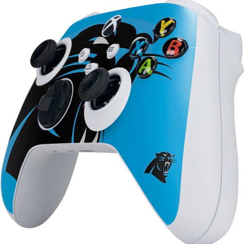 NFL Carolina Panthers Large Logo Xbox Series S Controller Skin