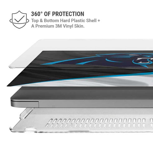 NFL Carolina Panthers MacBook Pro 16in (2021-25) Case plus Skin