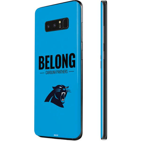 NFL Carolina Panthers Team Motto Galaxy Note 8 Skin