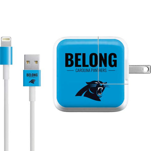 NFL Carolina Panthers Team Motto iPad Charger (10W USB) Skin