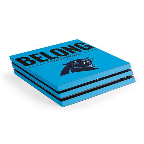 NFL Carolina Panthers Team Motto PS4 Pro Console Skin