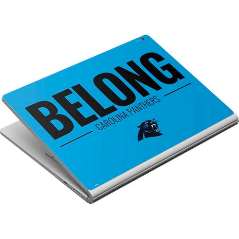 NFL Carolina Panthers Team Motto Surface Book Skin