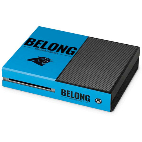 NFL Carolina Panthers Team Motto Xbox One Console Skin