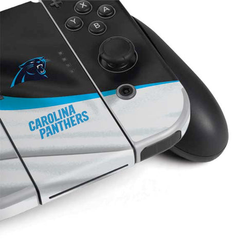 NFL Carolina Panthers Nintendo Switch OLED (2021) Skin
