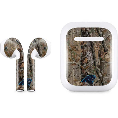 NFL Carolina Panthers Realtree AP Camo Apple AirPods Skin