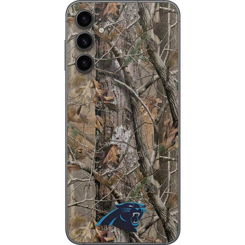 NFL Carolina Panthers Realtree AP Camo Galaxy A14 5G Skin