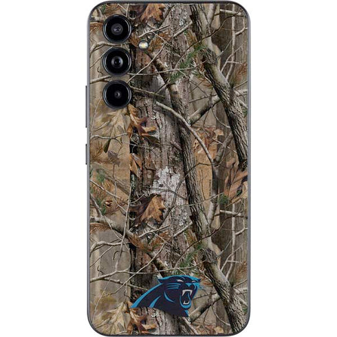 NFL Carolina Panthers Realtree AP Camo Galaxy A54 5G Skin