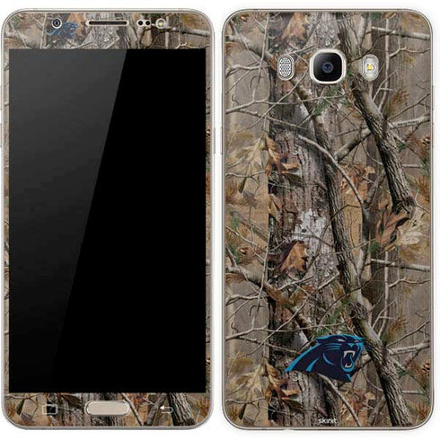 NFL Carolina Panthers Realtree AP Camo Galaxy J7 Skin